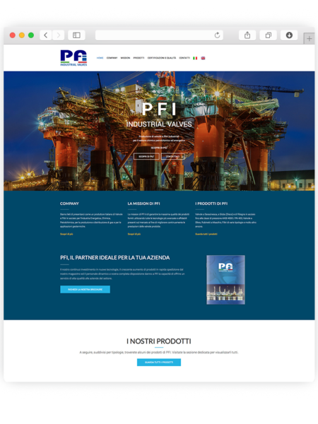 Realizzazione sito wordpress per Peverelli